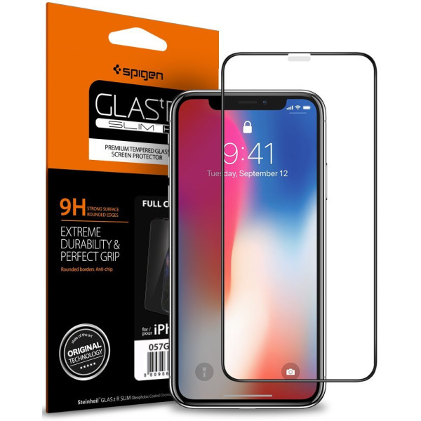 Full Cover Glass Screen Protector for iPhone X/Xs